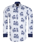 Printed Long Sleeved Mens Shirt SL 7657 - Thumbnail