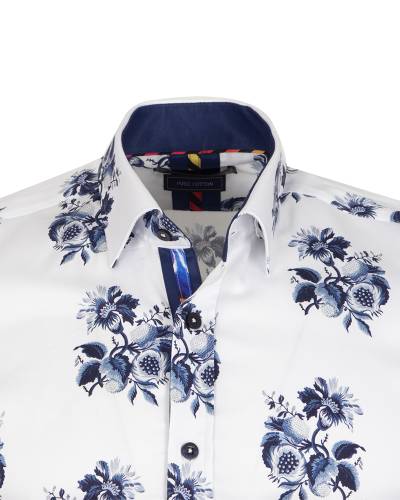 Printed Long Sleeved Mens Shirt SL 7657