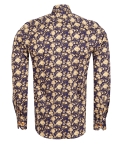 Printed Long Sleeved Mens Shirt SL 7674 - Thumbnail