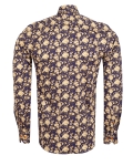 Printed Long Sleeved Mens Shirt SL 7674 - Thumbnail