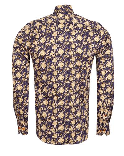 Printed Long Sleeved Mens Shirt SL 7674