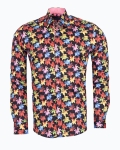 Printed Long Sleeved Mens Shirt SL 7679 - Thumbnail