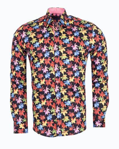 Printed Long Sleeved Mens Shirt SL 7679