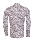 Printed Long Sleeved Mens Shirt SL 7697 - Thumbnail