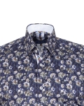 Printed Long Sleeved Mens Shirt SL 7703 - Thumbnail