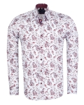 Printed Long Sleeved Mens Shirt SL 7710 - Thumbnail