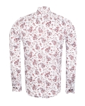 Printed Long Sleeved Mens Shirt SL 7710 - Thumbnail