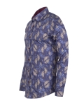 Printed Long Sleeved Mens Shirt SL 7713 - Thumbnail