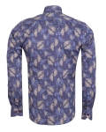 Printed Long Sleeved Mens Shirt SL 7713 - Thumbnail