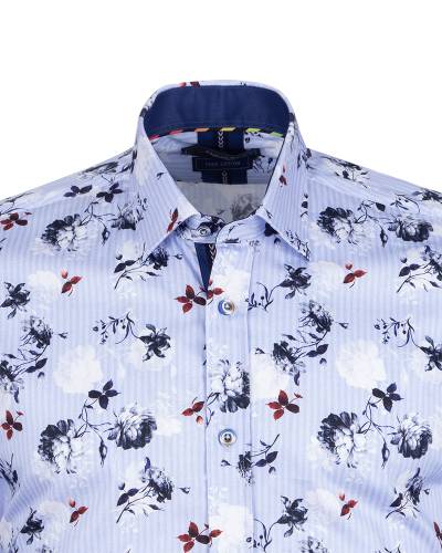 Oscar Banks - Printed Long Sleeved Mens Shirt SL 7820 (1)