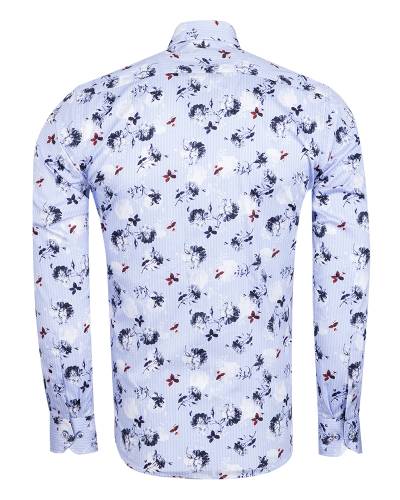 Printed Long Sleeved Mens Shirt SL 7820