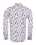 Printed Long Sleeved Shirt SL 7340 - Thumbnail