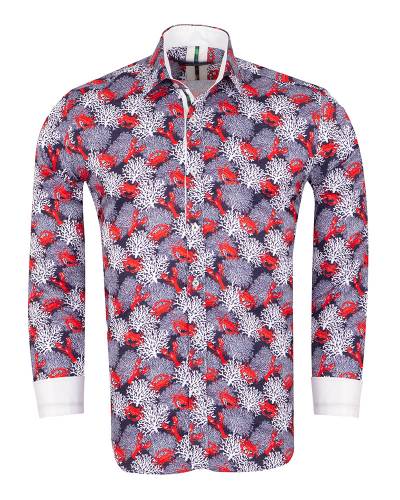 Printed Long Sleeved Shirt SL 7462