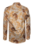 Printed Mens Satin Shirt SL 7195 - Thumbnail