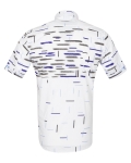 Printed Short Sleeved Mens Shirt SS 7241 - Thumbnail