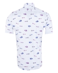 Printed Short Sleeved Mens Shirt SS 7616 - Thumbnail