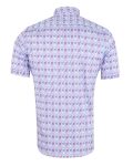 Printed Short Sleeved Mens Shirt SS 7617 - Thumbnail