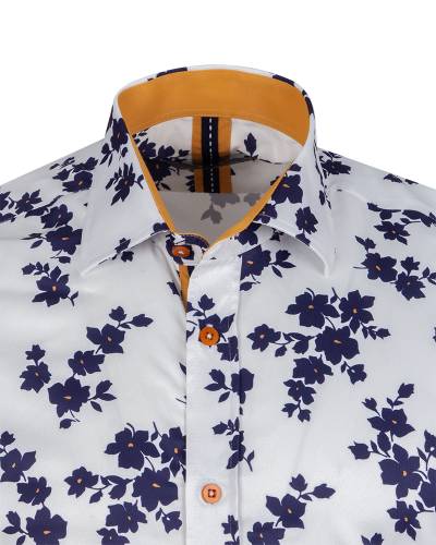 MAKROM - Printed Short Sleeved Mens Shirt SS 7892 (1)