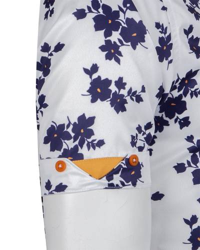 Printed Short Sleeved Mens Shirt SS 7892