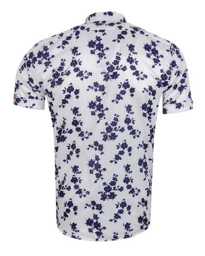 Printed Short Sleeved Mens Shirt SS 7892