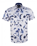 Short Sleeved Printed Men Shirt SS 6650 - Thumbnail