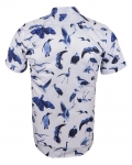 Short Sleeved Printed Men Shirt SS 6650 - Thumbnail