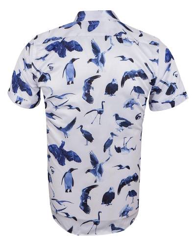 Short Sleeved Printed Men Shirt SS 6650