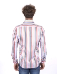 Striped Long Sleeved Mens Shirt SL 7200 - Thumbnail