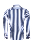 Striped Long Sleeved Mens Shirt SL 7245 - Thumbnail