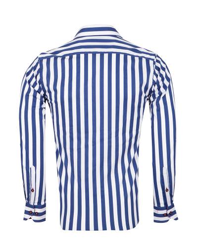 Striped Long Sleeved Mens Shirt SL 7245