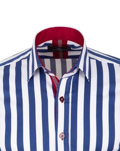Striped Long Sleeved Mens Shirt SL 7245