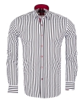 Striped Long Sleeved Mens Shirt SL 7248 - Thumbnail