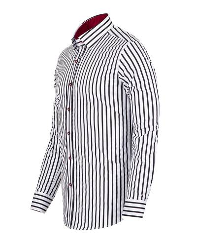 Striped Long Sleeved Mens Shirt SL 7248