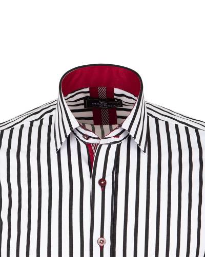 Striped Long Sleeved Mens Shirt SL 7248