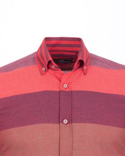 Striped Long Sleeved Mens Shirt SL 7466