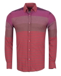 Striped Long Sleeved Mens Shirt SL 7466 - Thumbnail