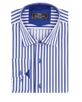 Striped Long Sleeved Mens Shirt SL 7511 - Thumbnail