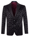 Texture Printed Mens Blazer J 421 - Thumbnail