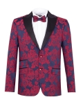 Texture Printed Mens Blazer J 423 - Thumbnail