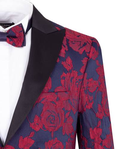 Oscar Banks - Texture Printed Mens Blazer J 423 (1)