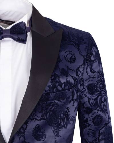 Oscar Banks - Texture Printed Mens Blazer J 424 (1)