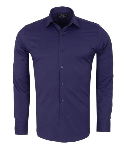 MAKROM - Textured Long Sleeved Shirt SL 7330 (Thumbnail - )