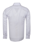 Textured Plain Mens Long Sleeved Shirt SL 7177 - Thumbnail