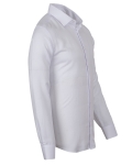 Textured Plain Mens Long Sleeved Shirt SL 7177 - Thumbnail