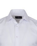 Textured Plain Mens Long Sleeved Shirt SL 7177 - Thumbnail