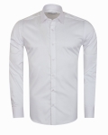 Textured Plain Mens Long Sleeved Shirt SL 7478 - Thumbnail