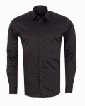 Textured Plain Mens Long Sleeved Shirt SL 7478 - Thumbnail