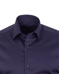 Textured Plain Mens Long Sleeved Shirt SL 7478 - Thumbnail